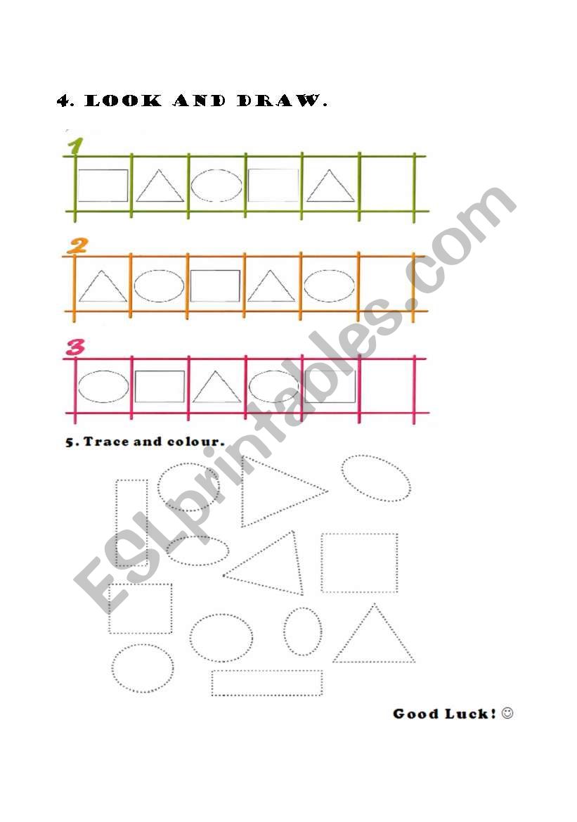 Revision Test - second part worksheet