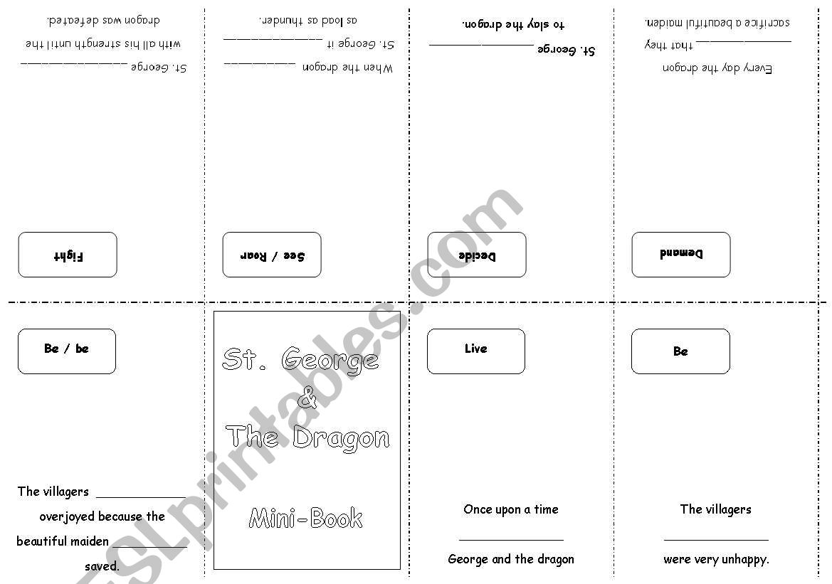 Mini-book: St. George and the Dragon