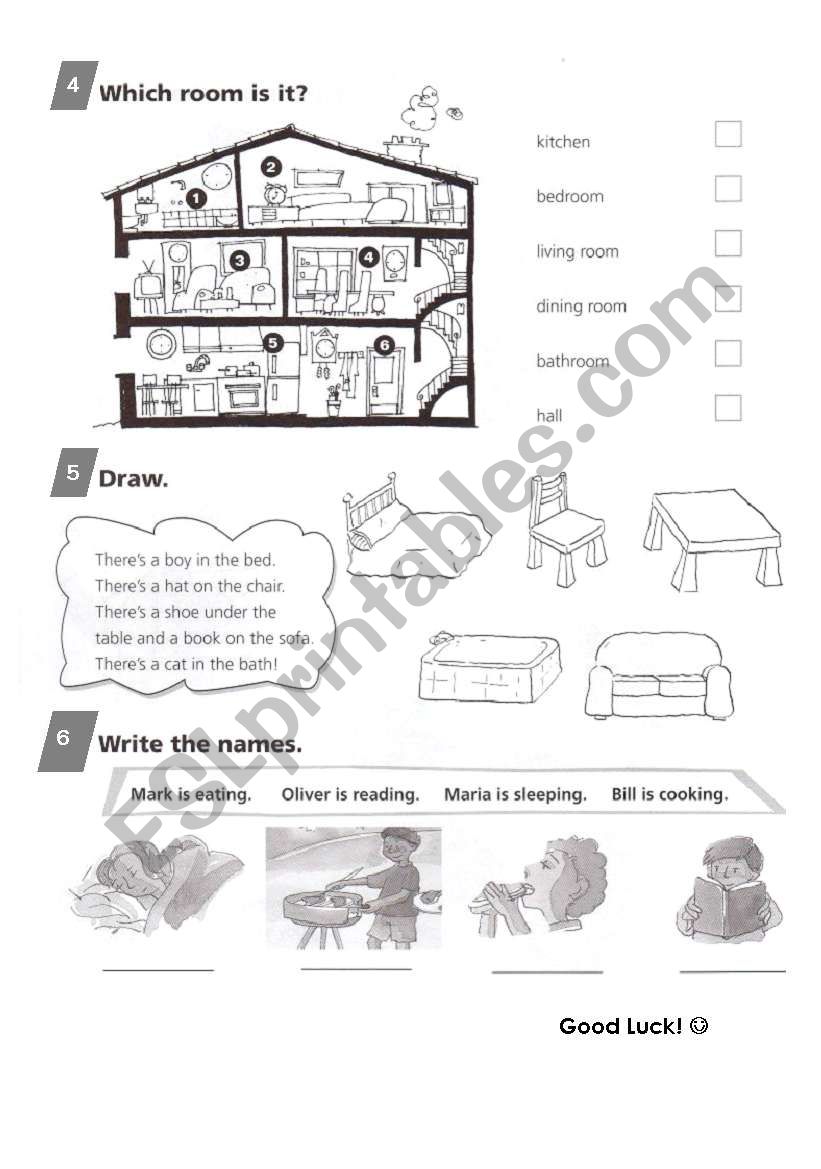 Revision Test - second part worksheet