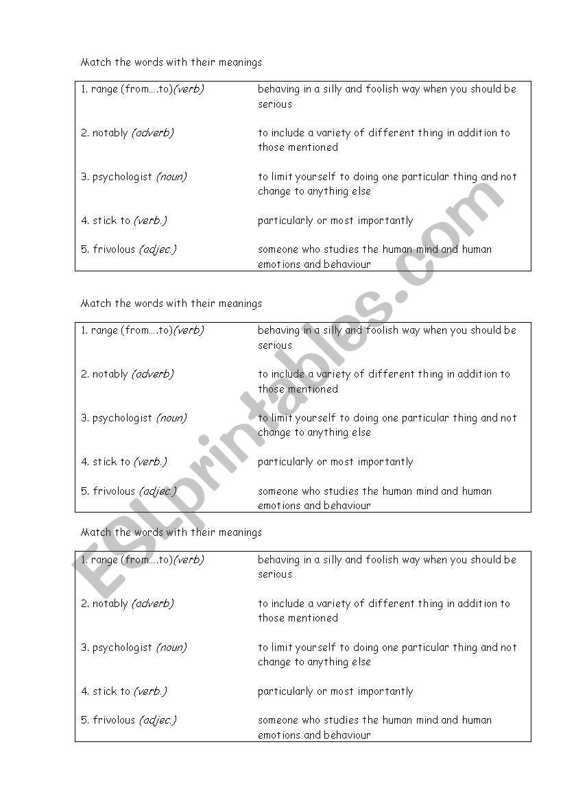 in company unit 4 worksheet