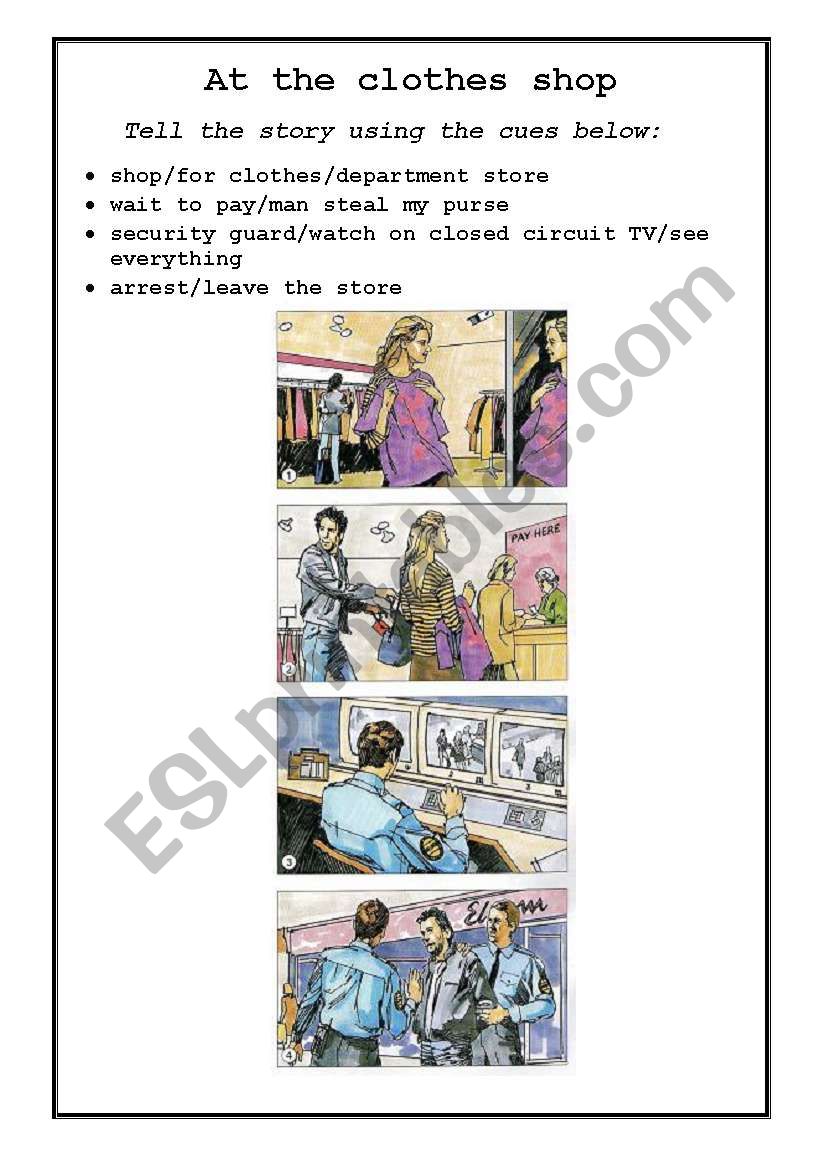 Picture Story 1 worksheet