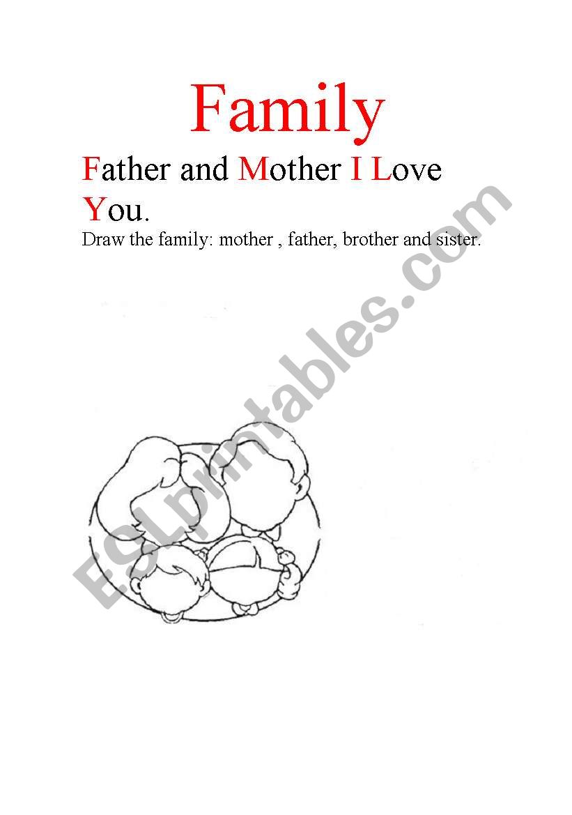 Family worksheet