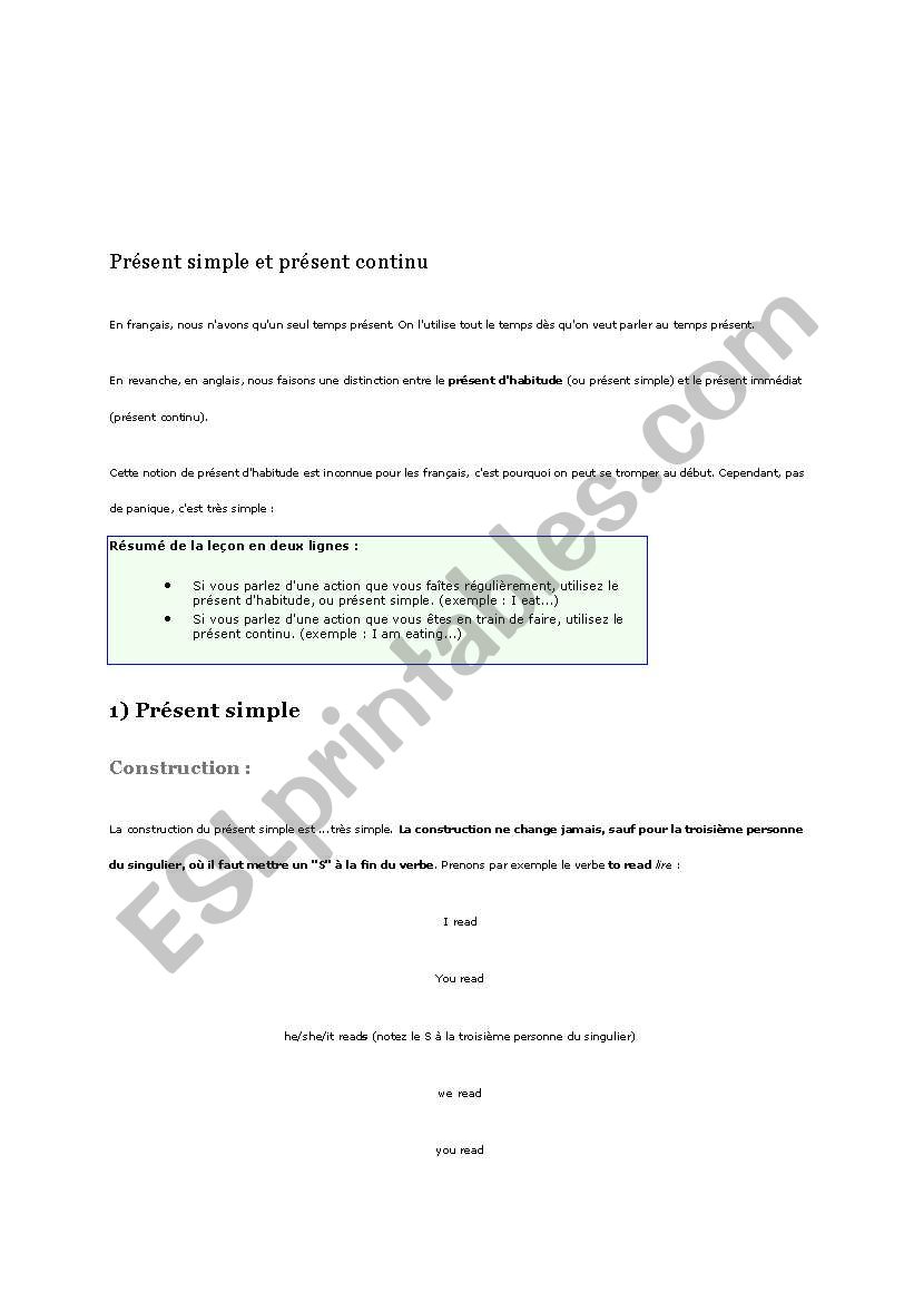 gram worksheet