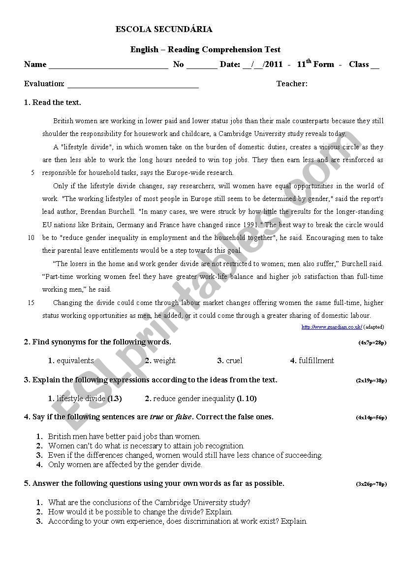 reading-comprehension-11-year-topic-working-conditions-esl-worksheet-by-slotenz
