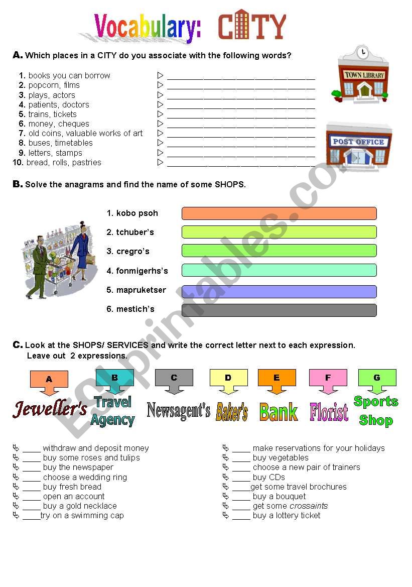 City worksheet