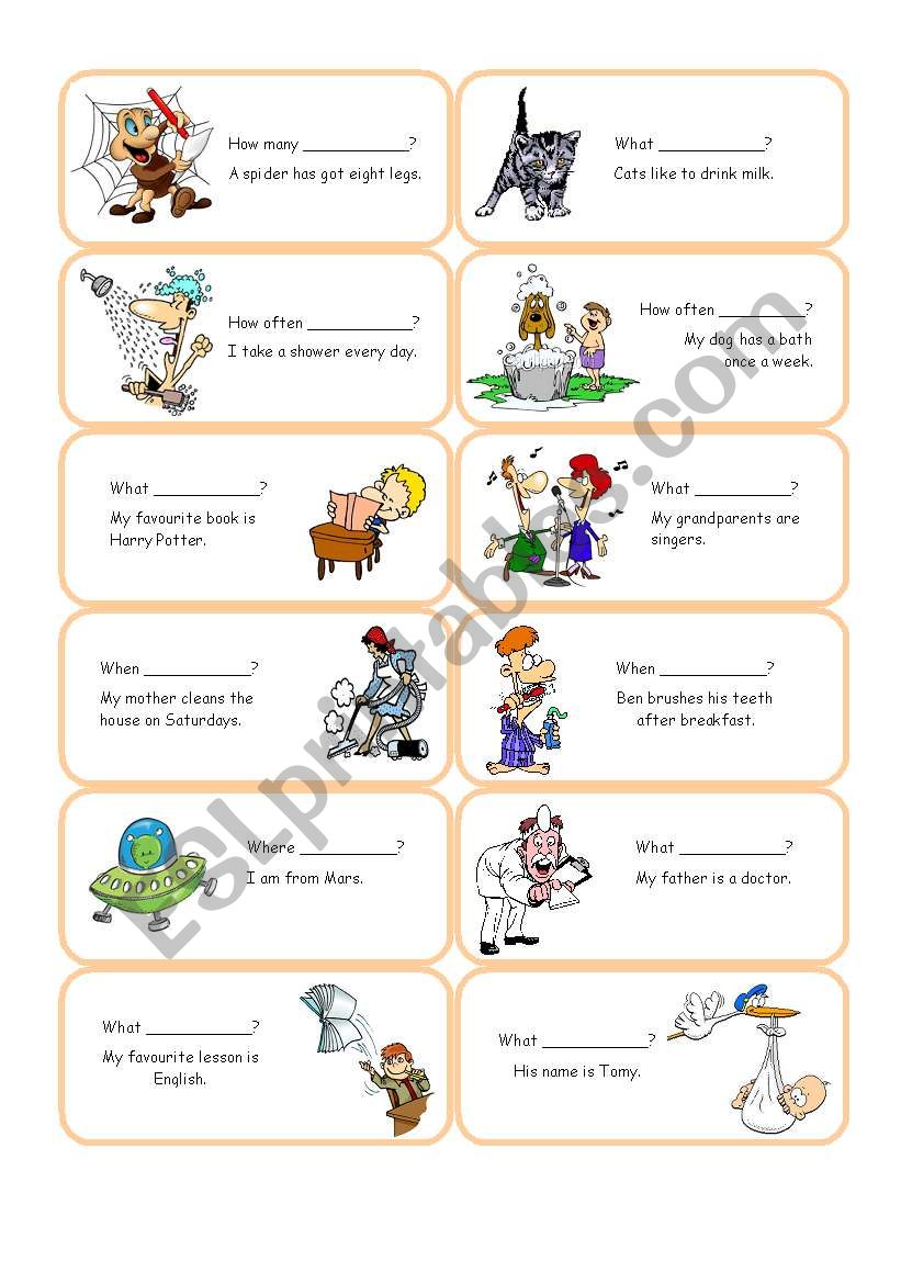 present simple worksheet