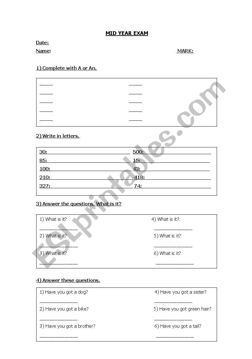 gramma worksheet