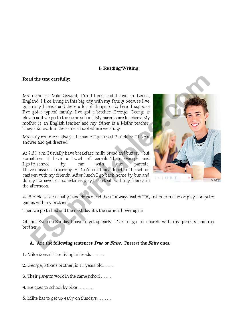 English paper_ Beginners worksheet