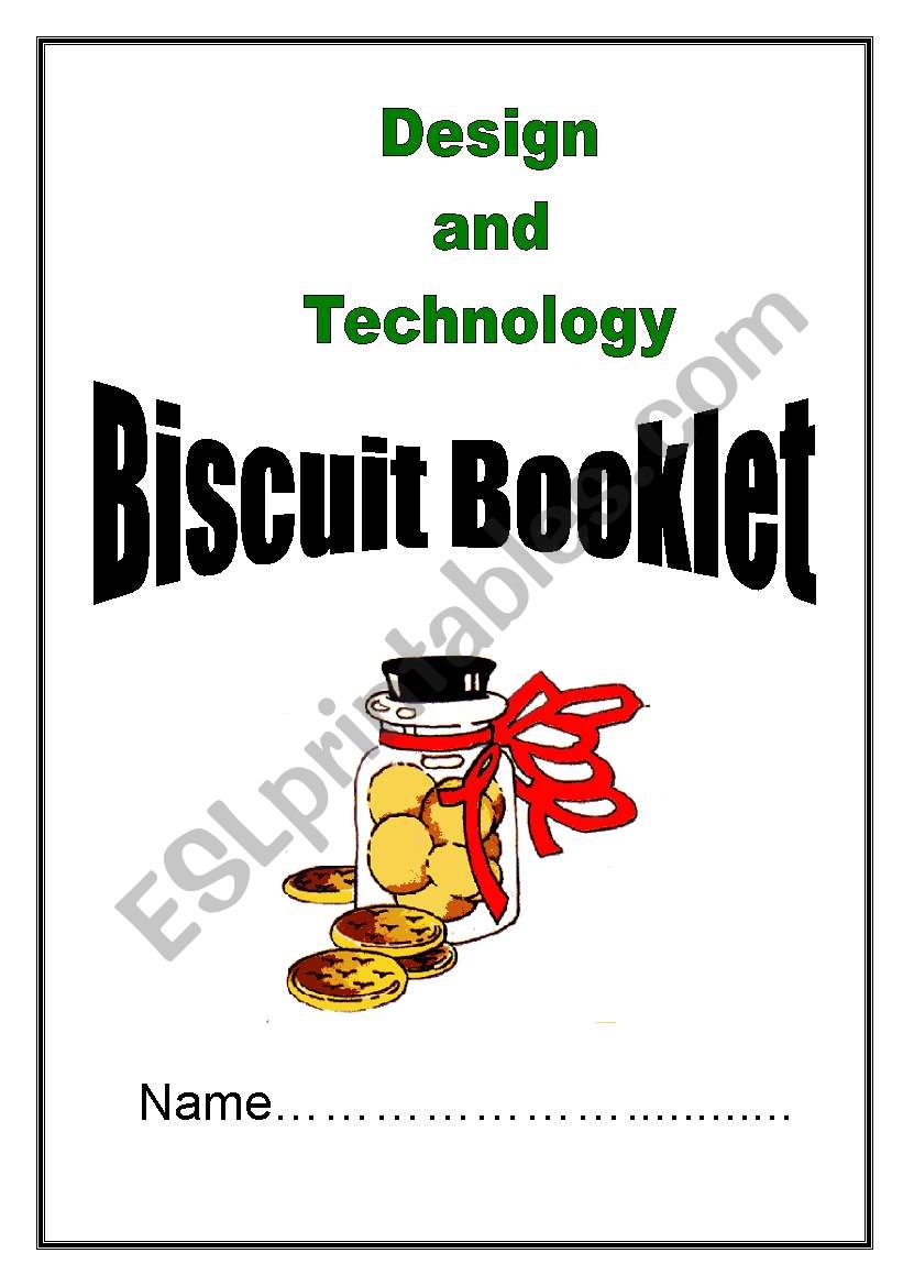 Biscuit Booklet worksheet