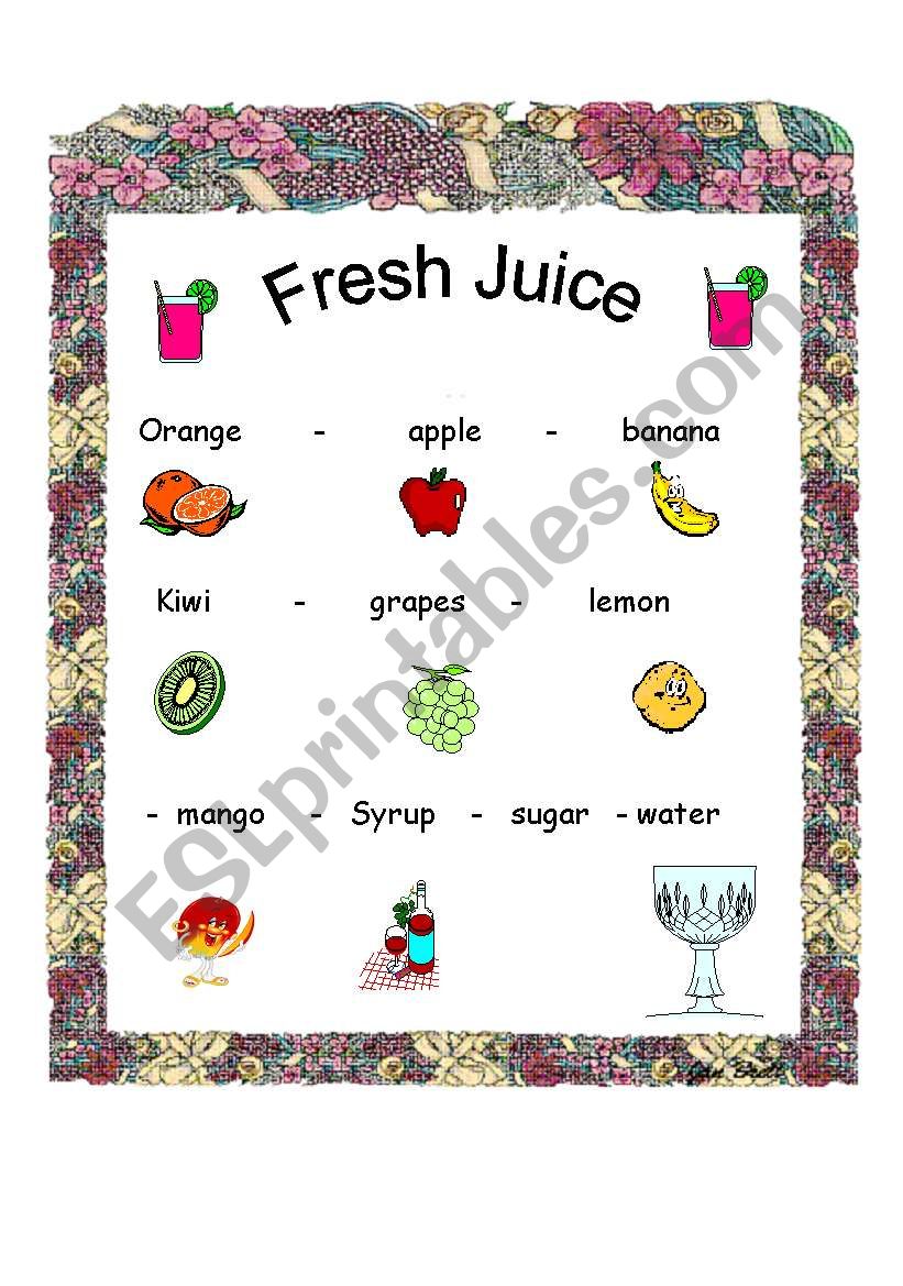Fruits,vegetables worksheet