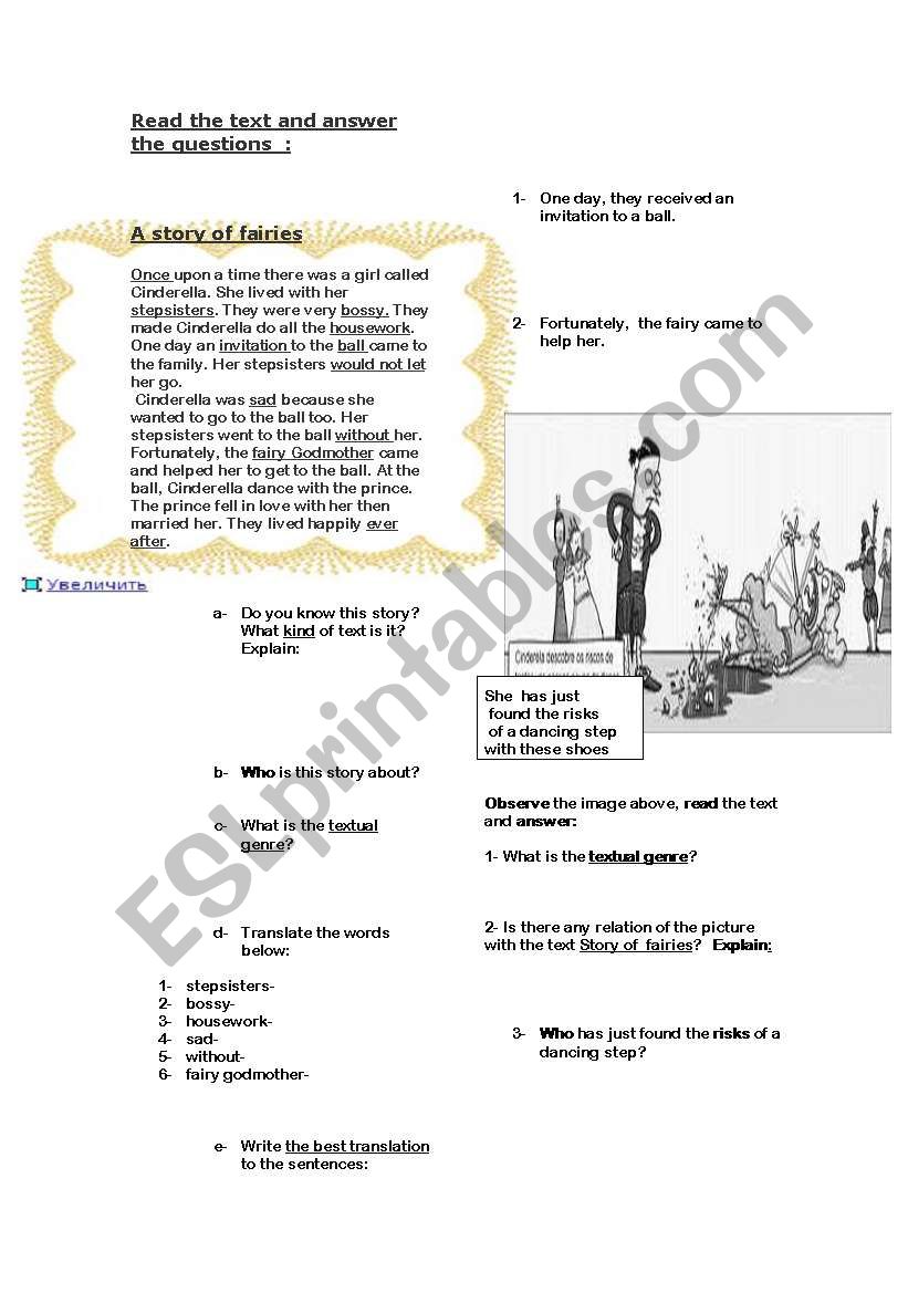 Reading practice- textual genre.