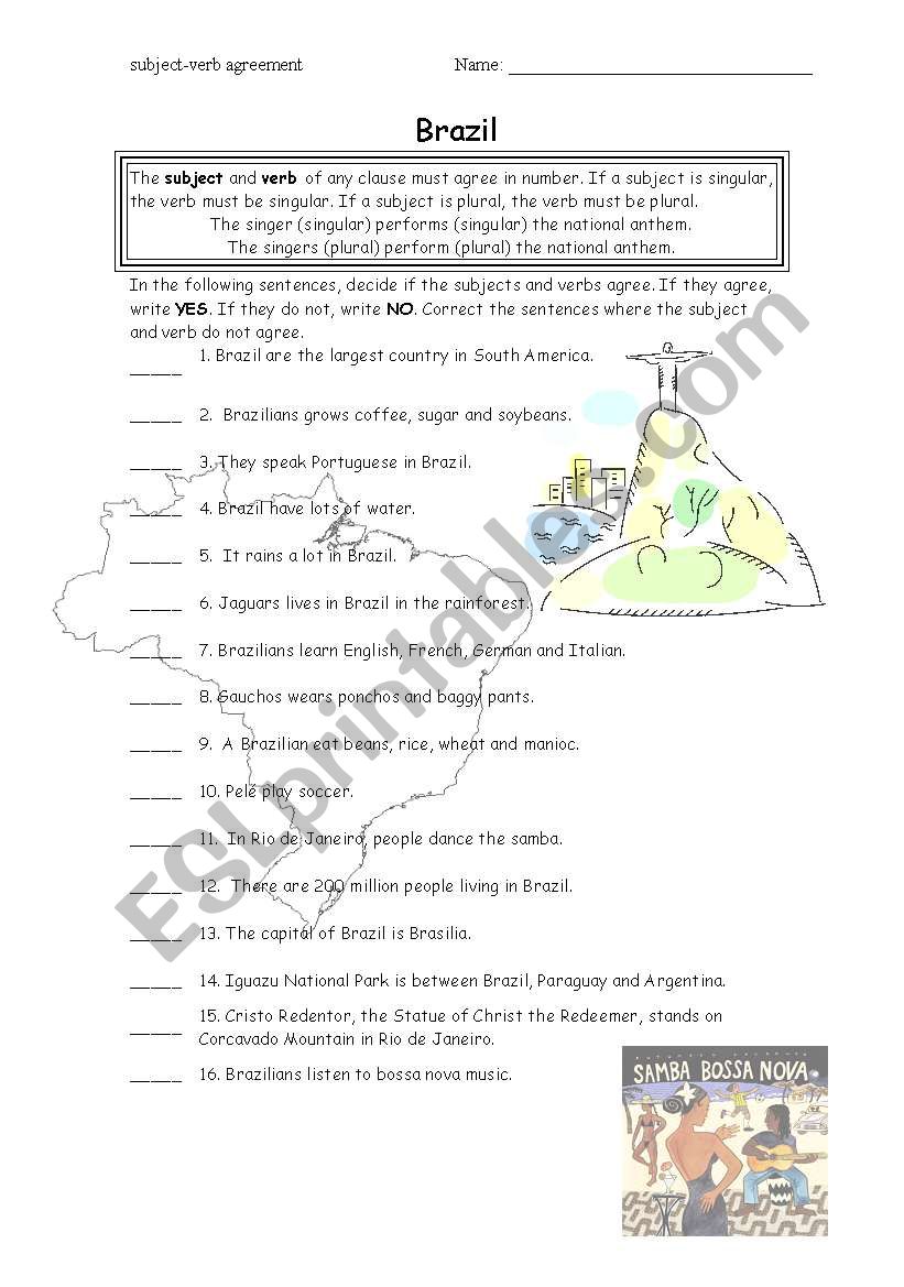 Simple Present: Subject verb agreement