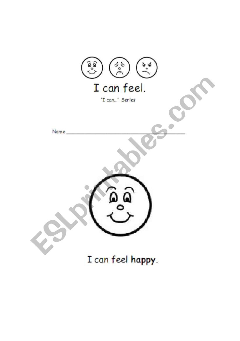 Booklet Feelings worksheet