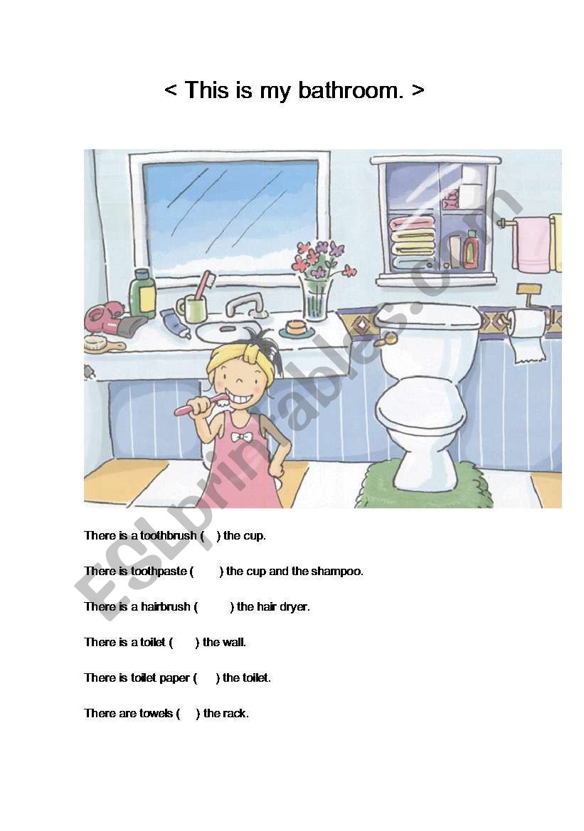 reading prepositions worksheet