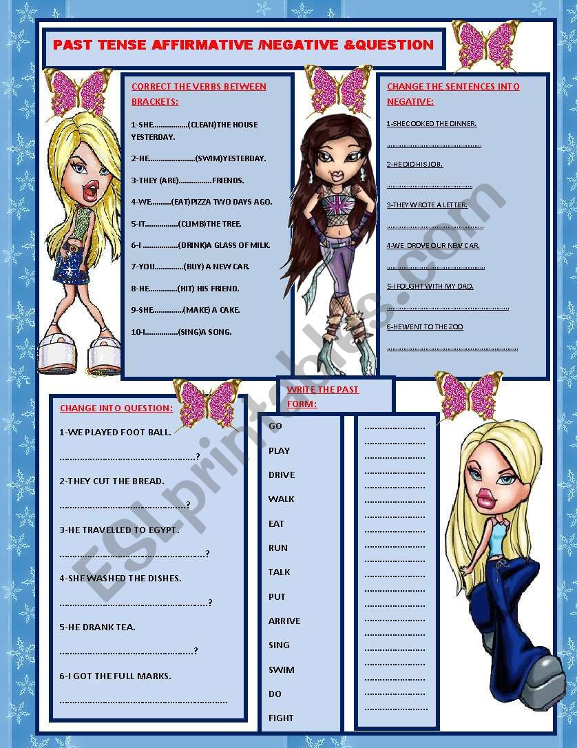 PAST TENSE worksheet