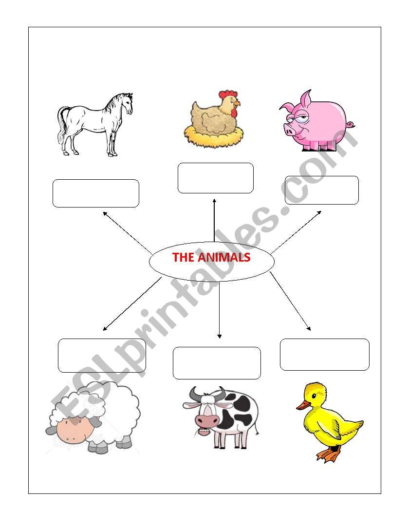 the farm animals worksheet