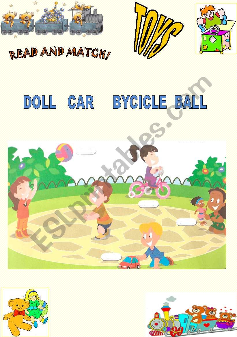 TOYS - LEVEL I worksheet