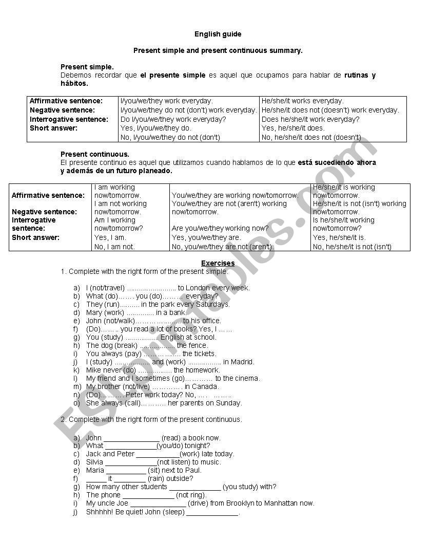 comparative and superlatives worksheet