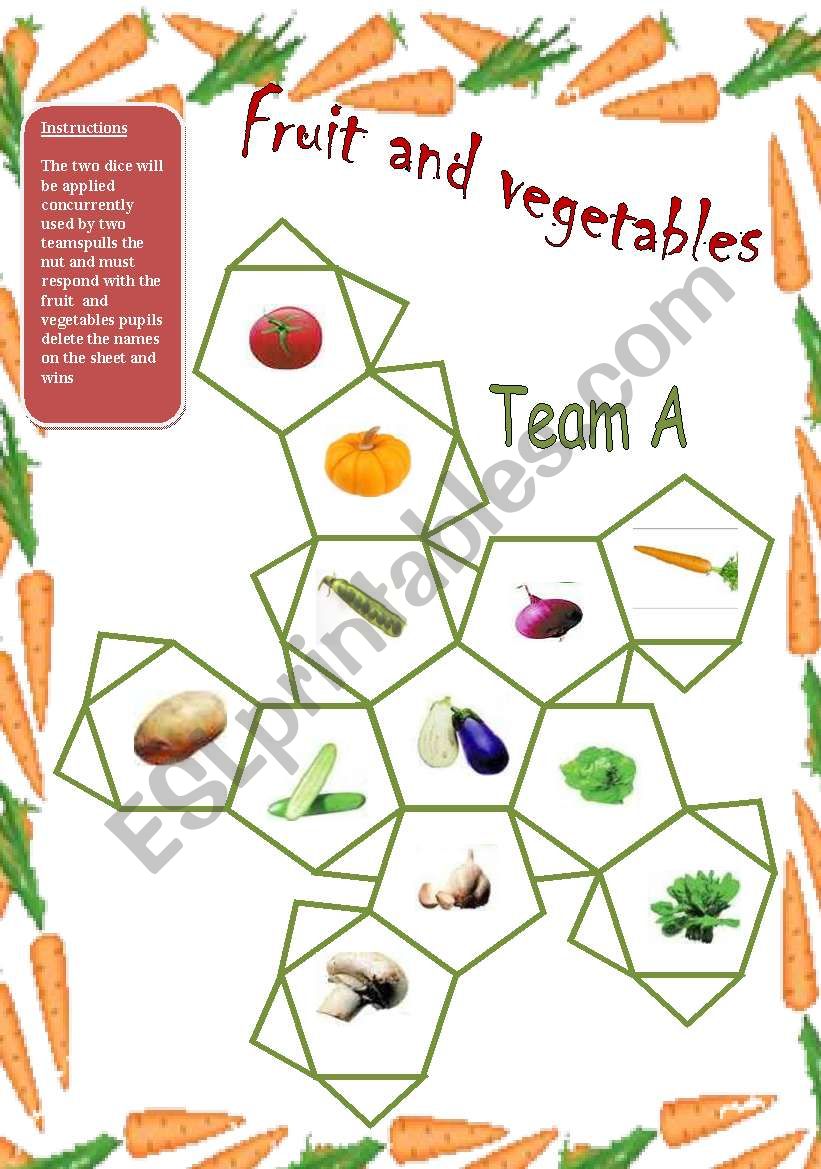 GAME:Fruit and vegetables(editable)