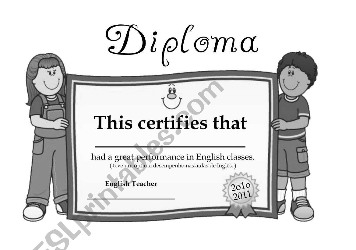 Diplom worksheet