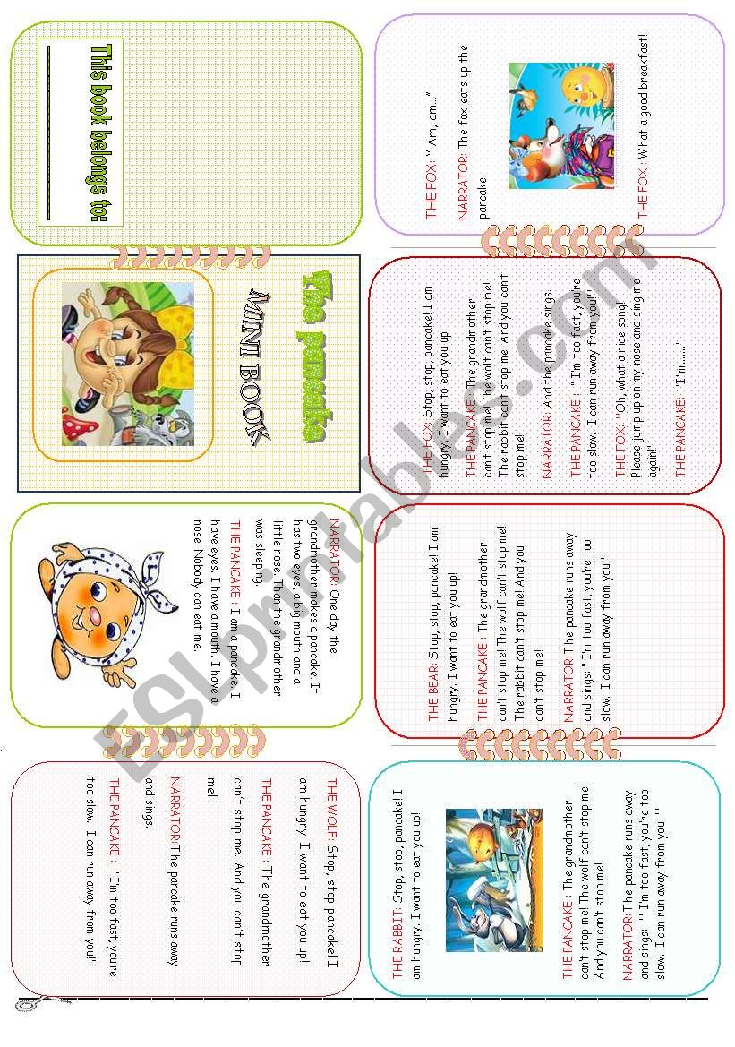 MINI BOOK worksheet