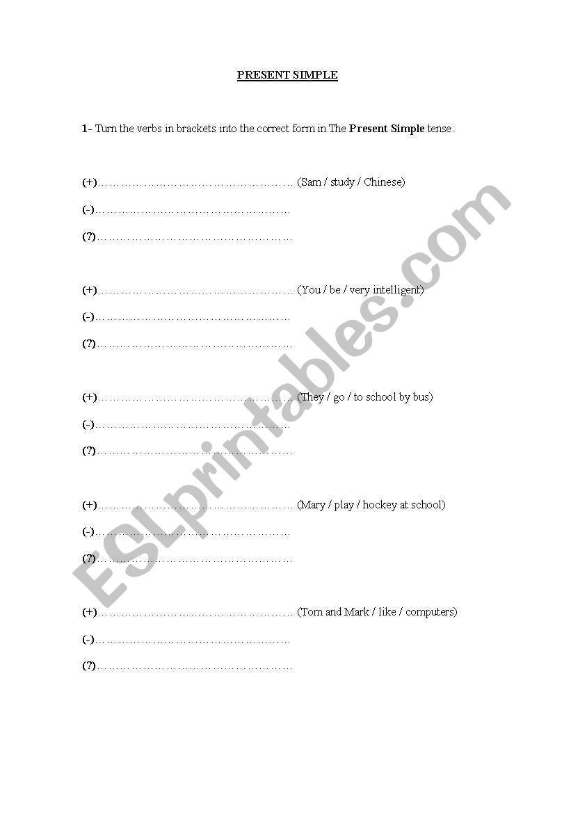 focus on grammar( simple present, present progressive, simple past)