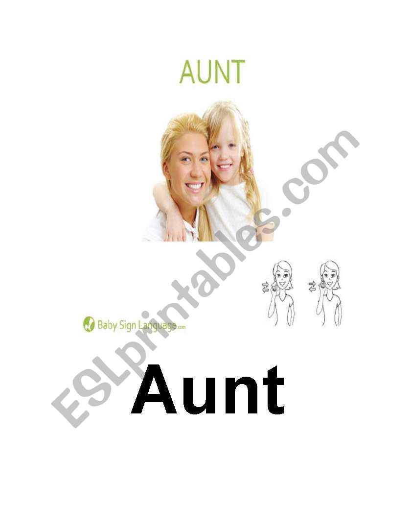 Family worksheet