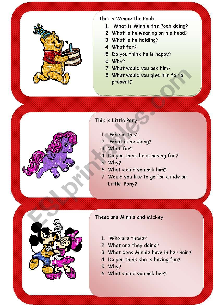 mini comprehensions worksheet