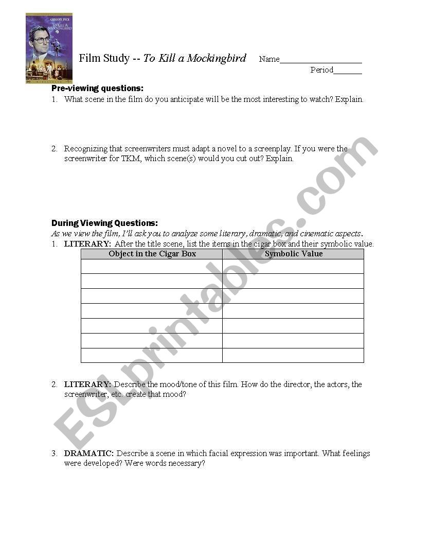 to kill a mockingbird film analysis