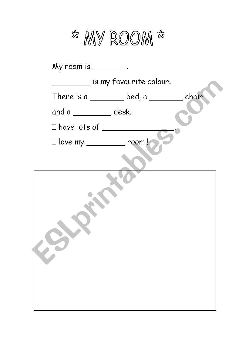 my room worksheet