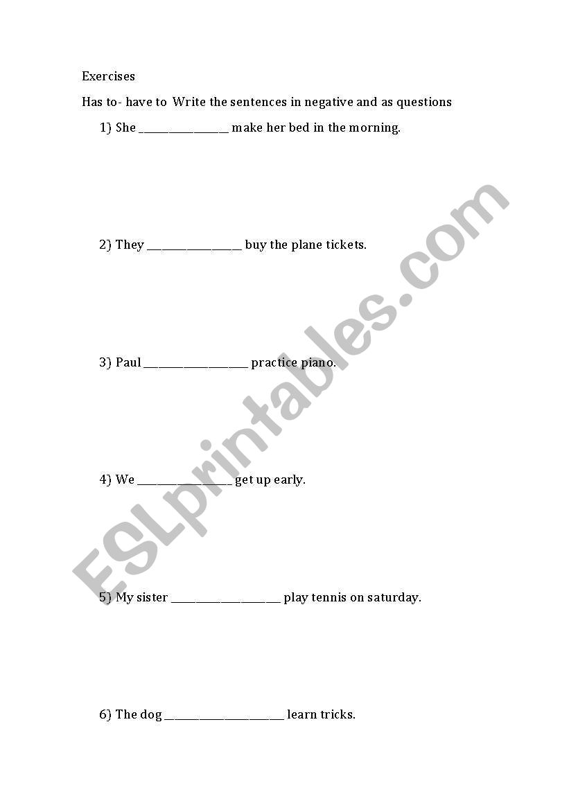 Miscellaneous Exercises worksheet