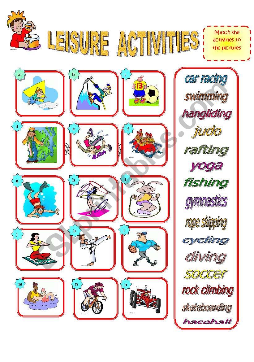 Free Time And Leisure Activities Vocabulary In English 50 OFF