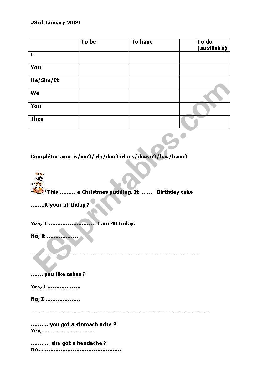 Mots interrogatifs worksheet