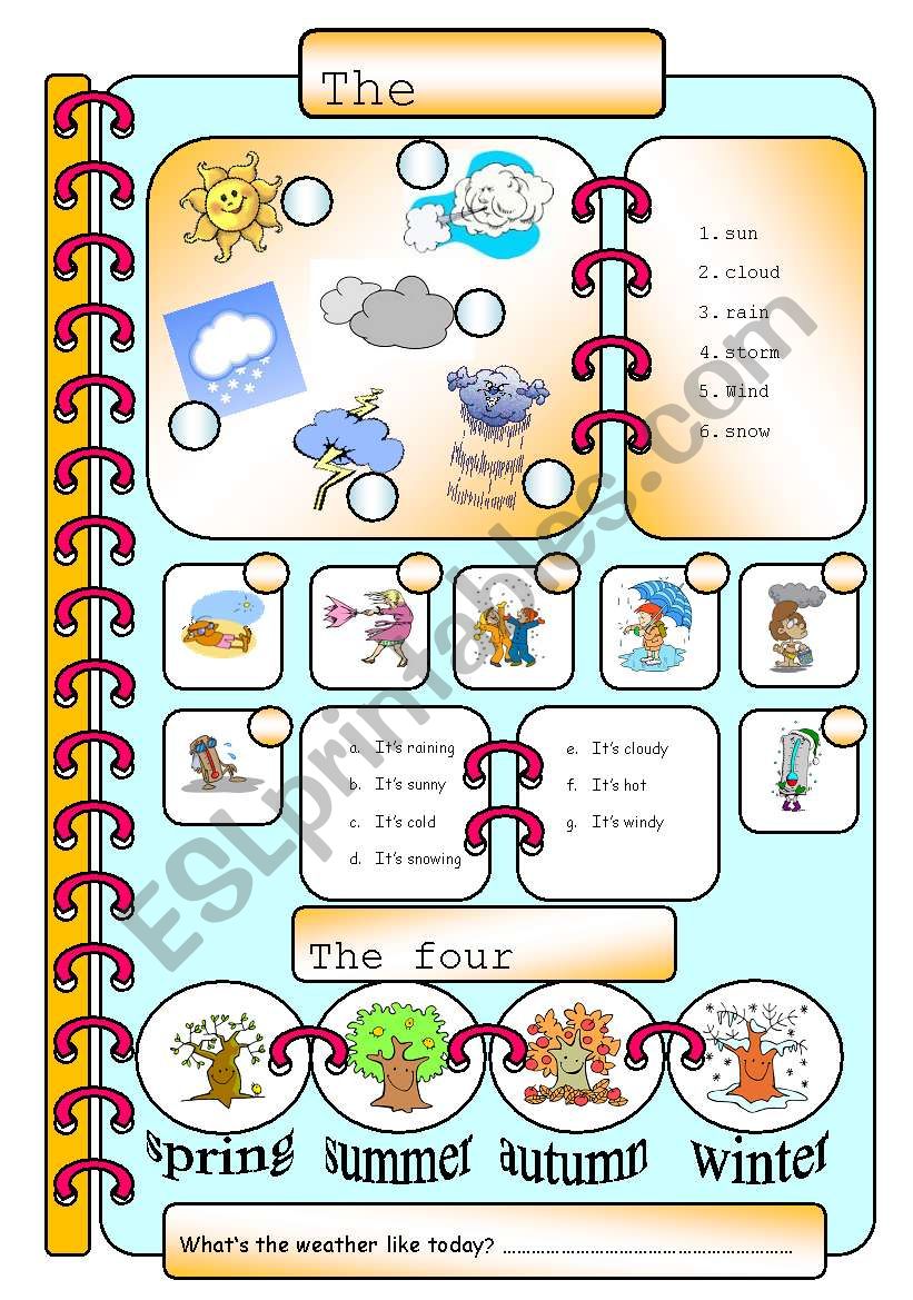 weather worksheet