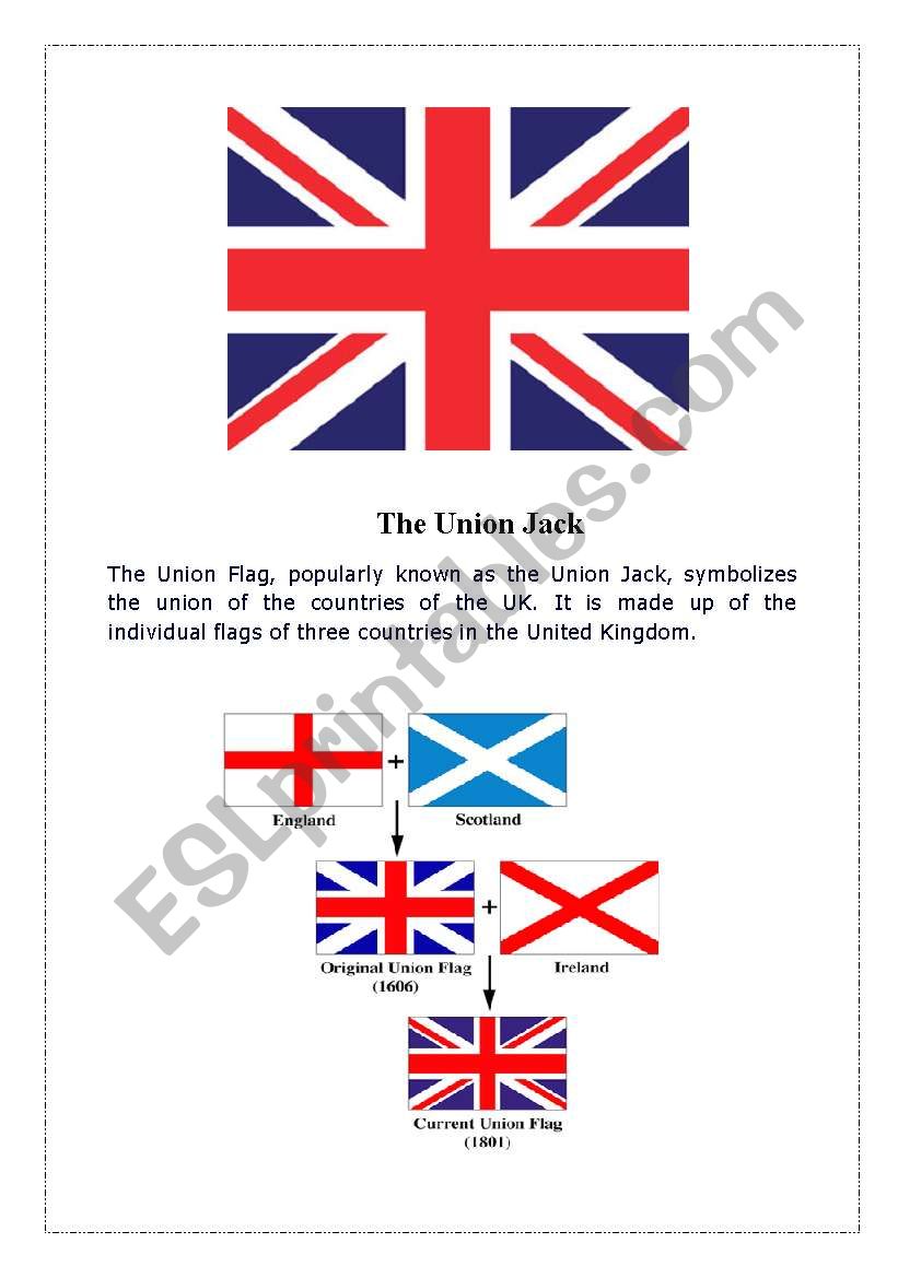 The Union Jack worksheet