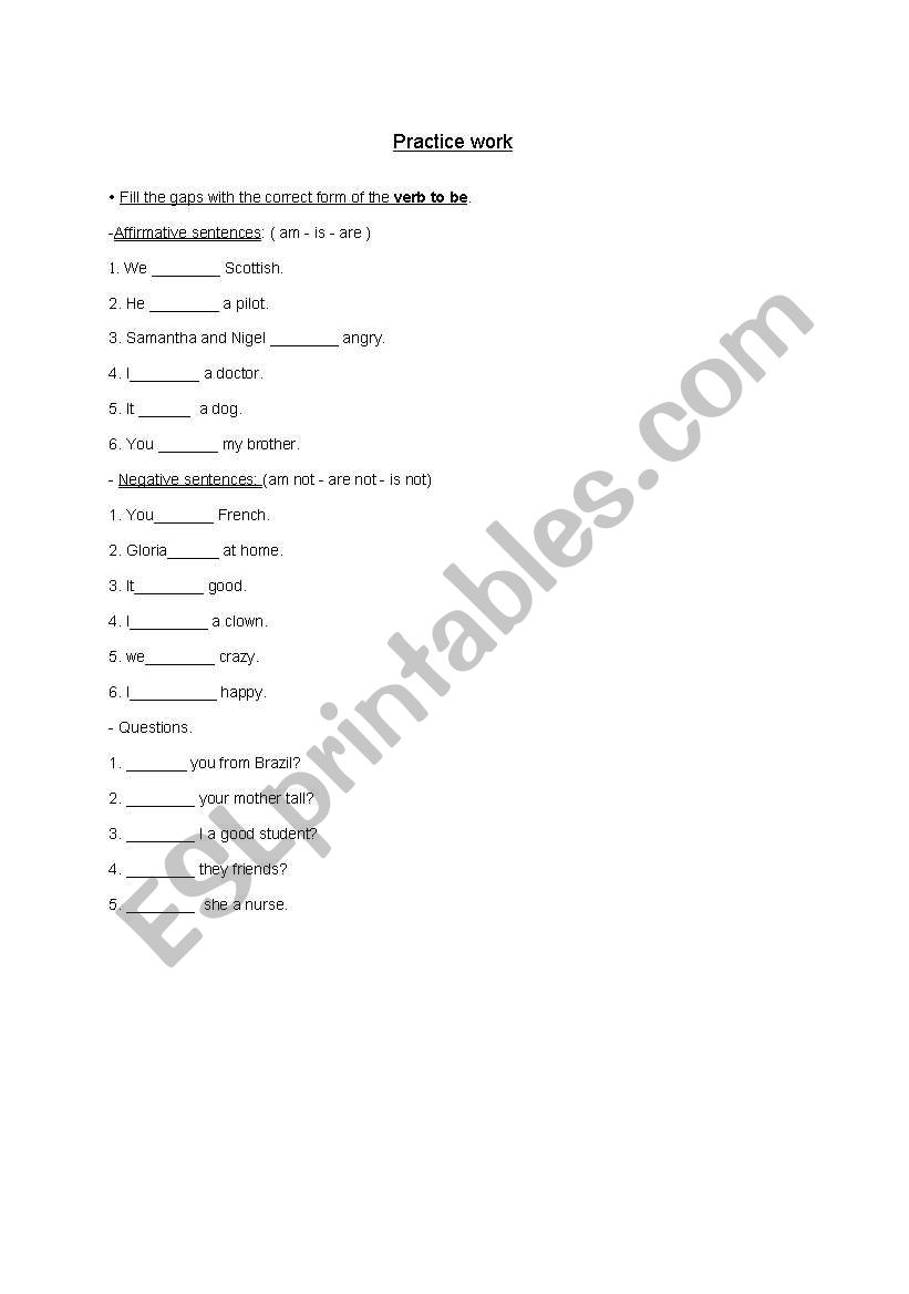 present simple worksheet