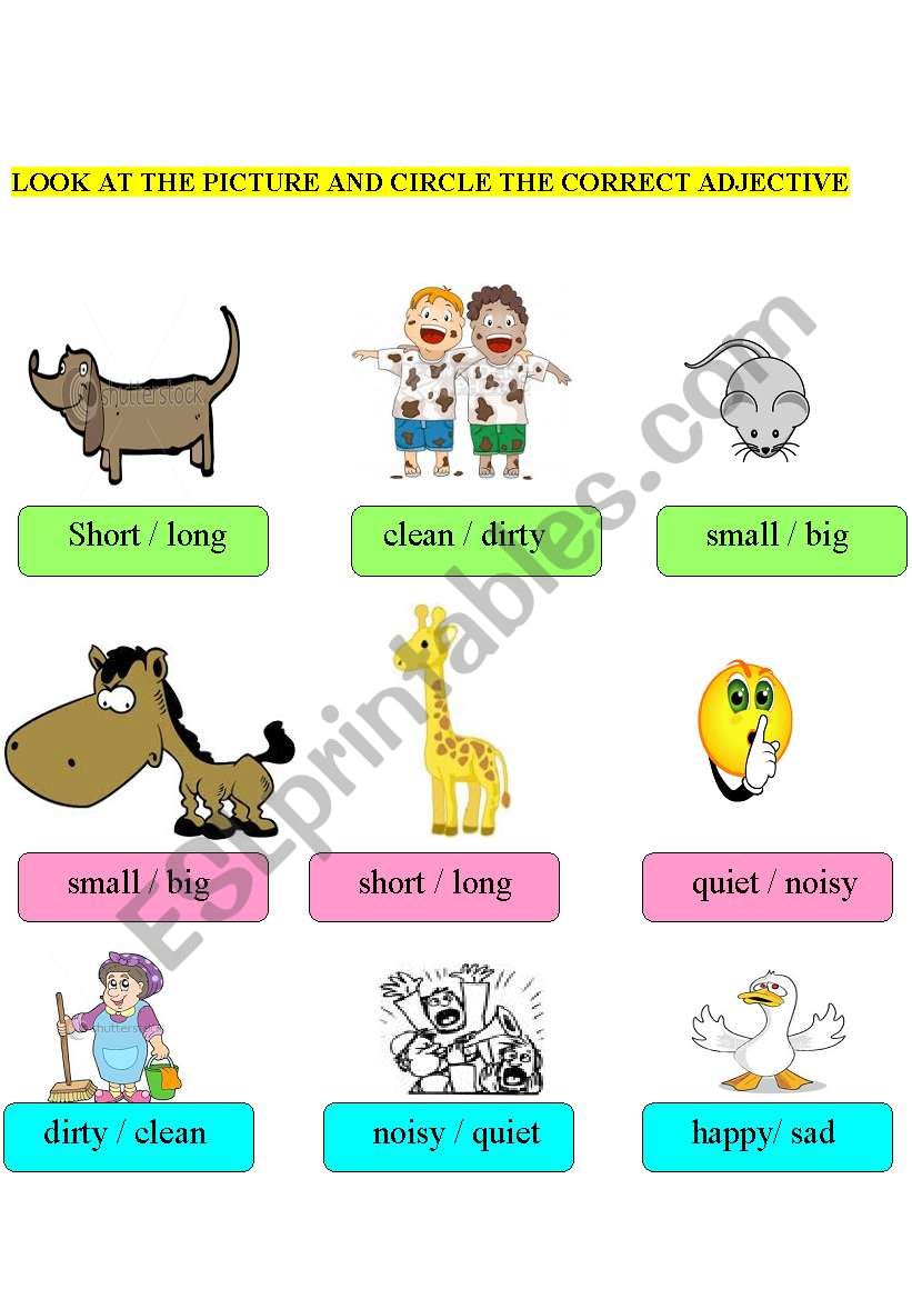 Comparisons big. Comparative adjectives for Kids задания. Adjectives в младших классах на английском. Basic adjectives Worksheets. Simple adjectives Worksheets for Kids.