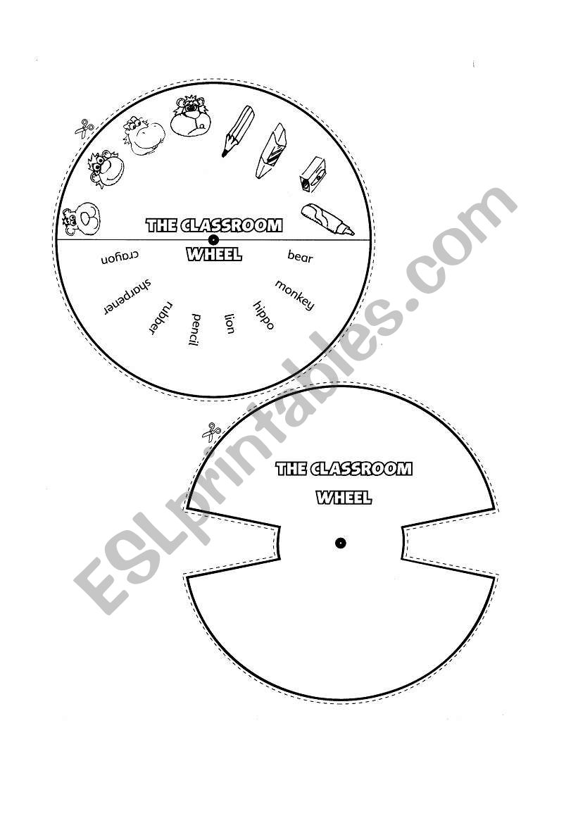 Wheel classroom worksheet