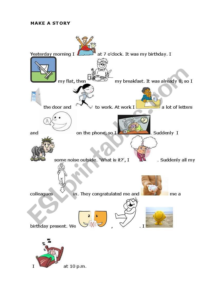 Past Simple, Irregular verbs worksheet