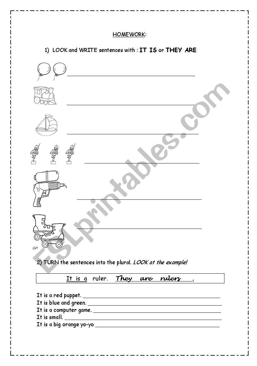 Singular or Plural? worksheet