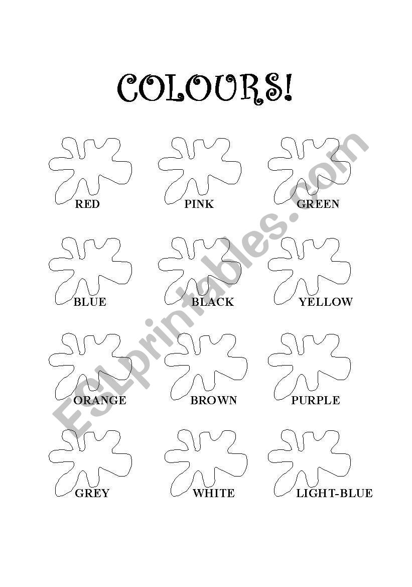 Read and color worksheet