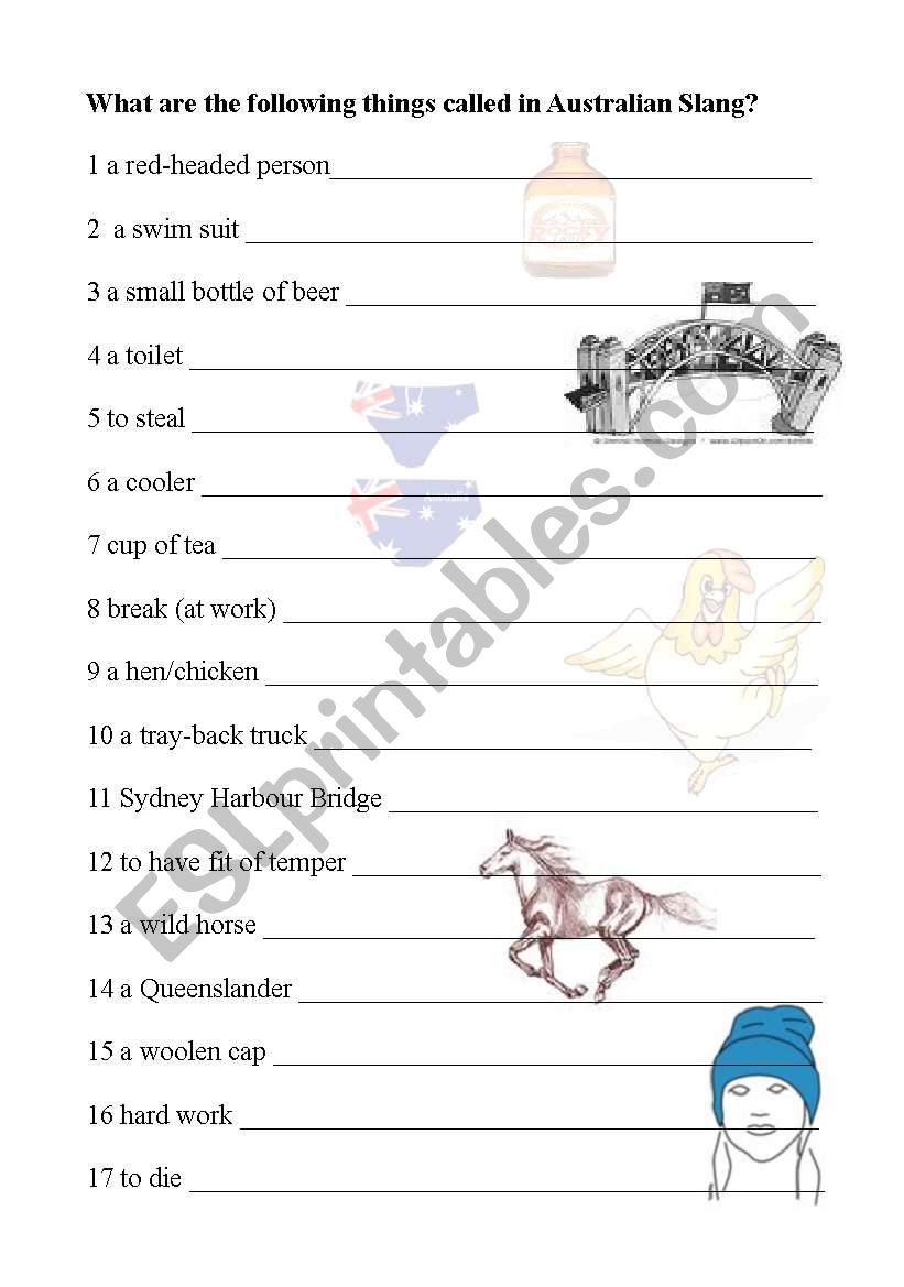 aussie-slang-worksheet-esl-worksheet-by-debi-kobarg