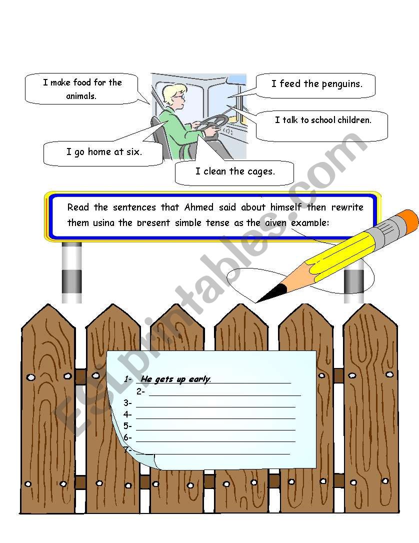 present simple worksheet