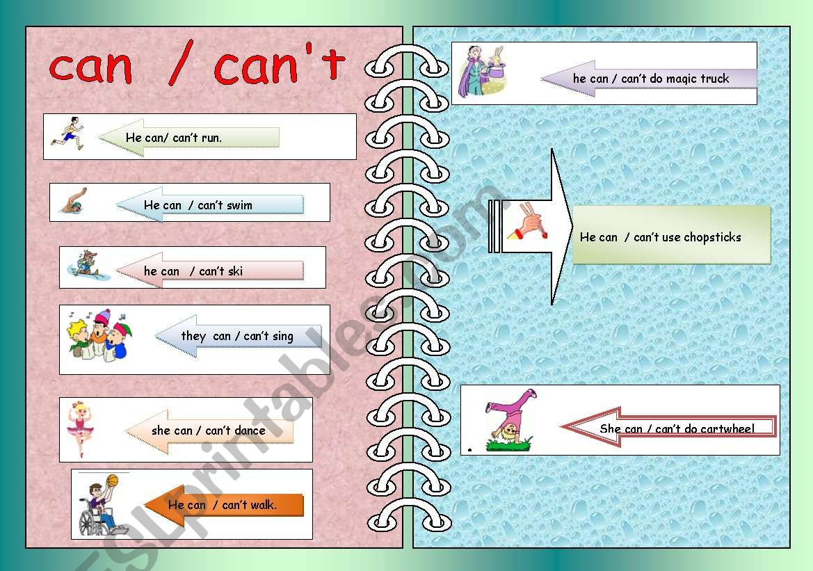 ability andd inability worksheet