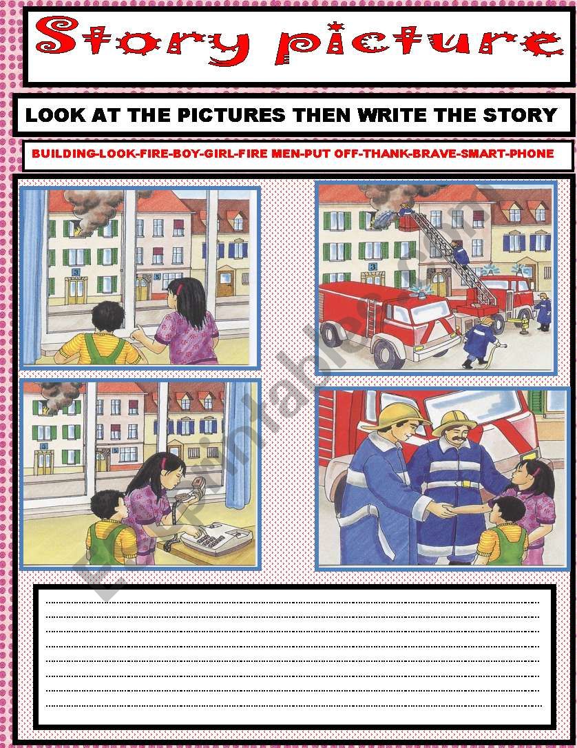 STORY PICTURES worksheet