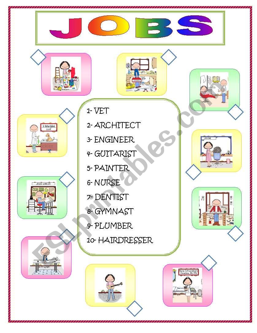 JOBS MATCHING II worksheet