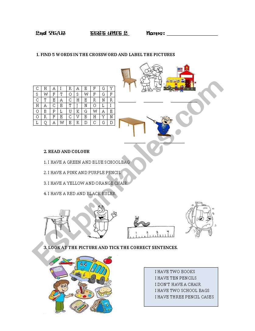 Written Test  worksheet