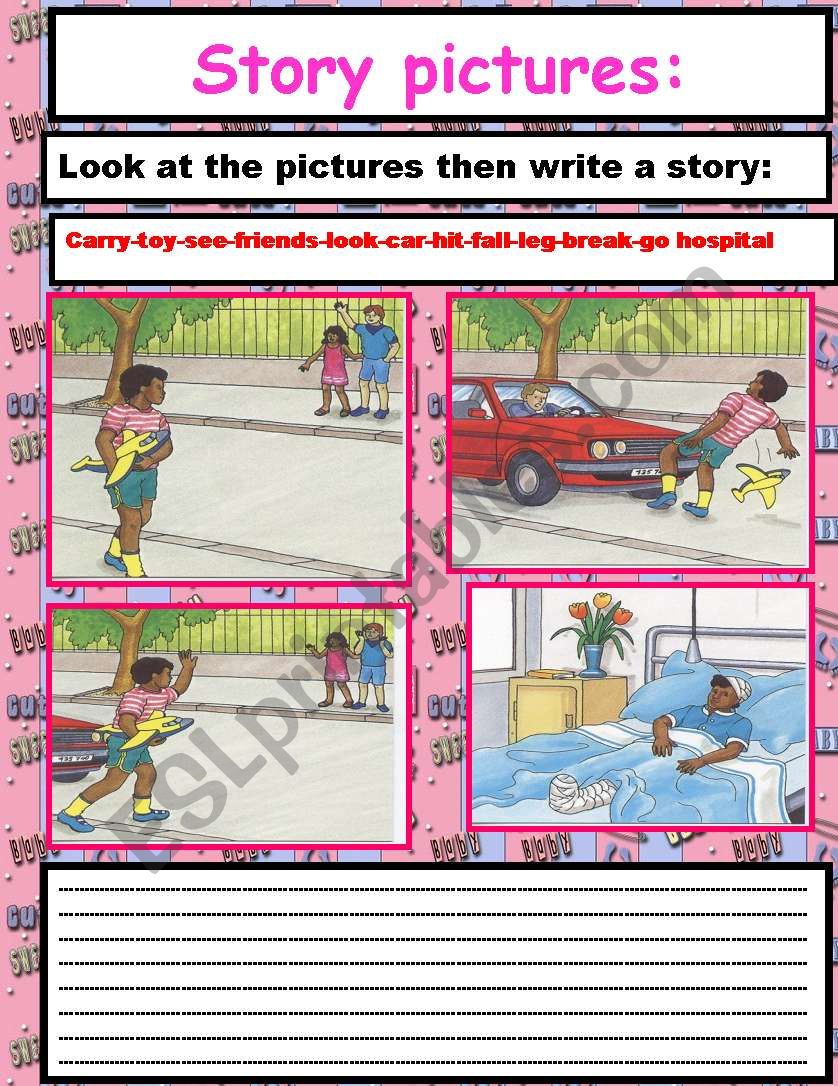 story pictures worksheet