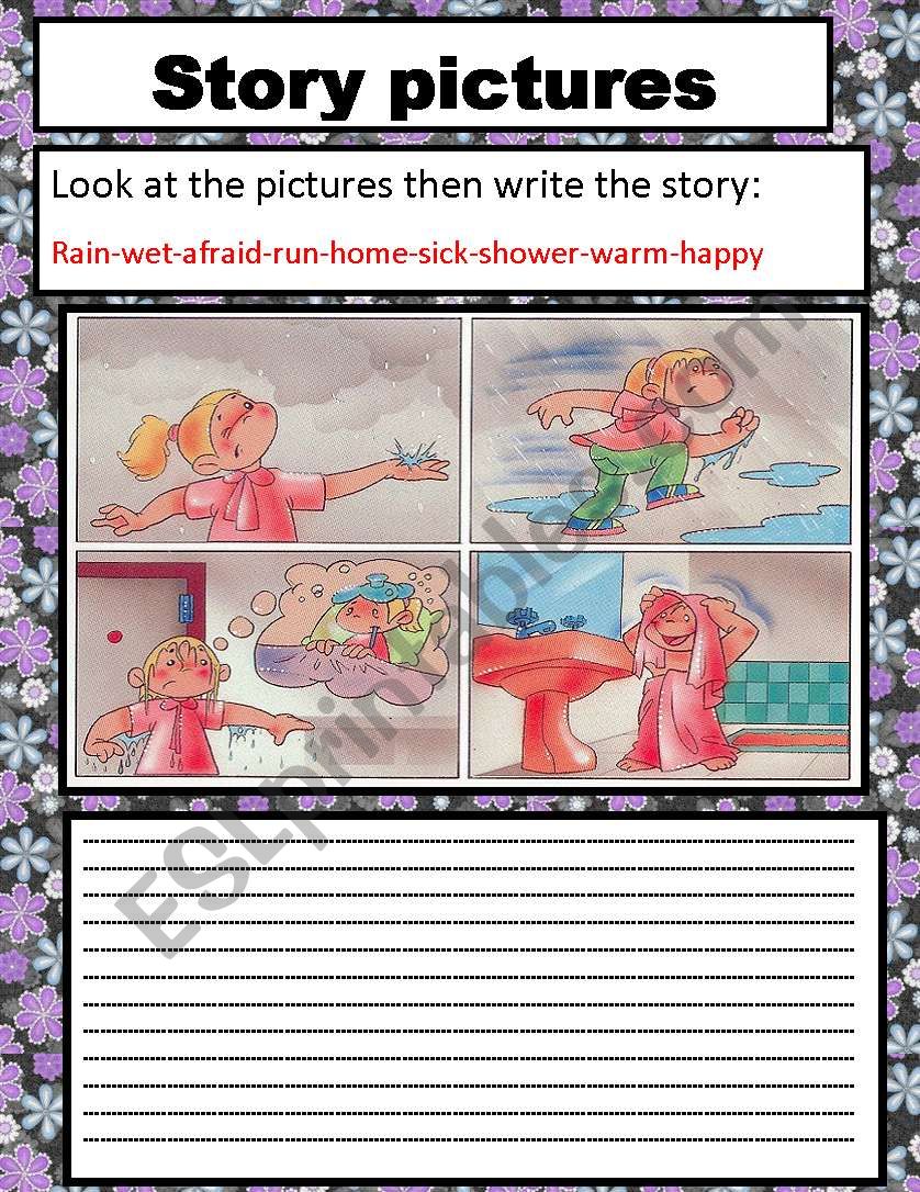 story pictures worksheet