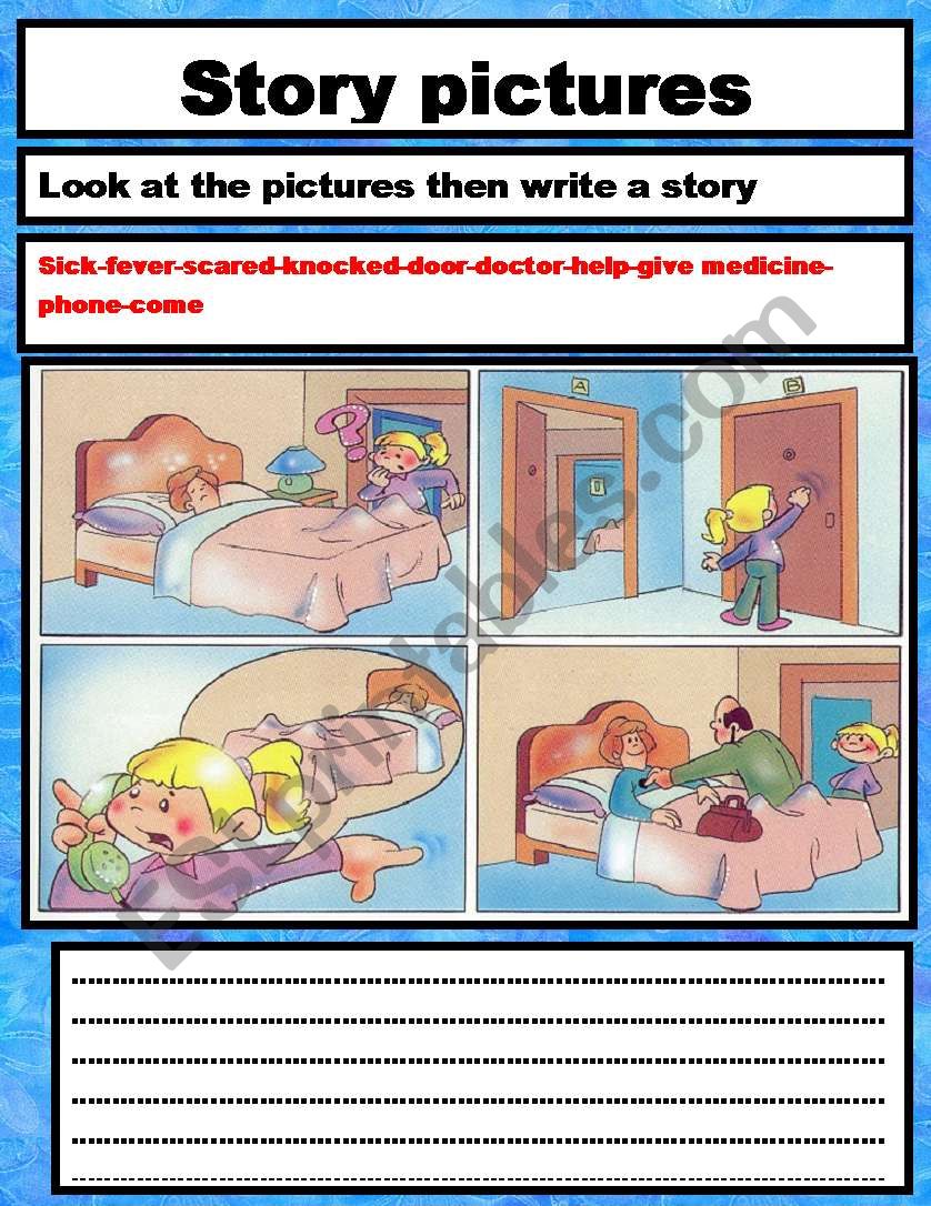 story pictures worksheet